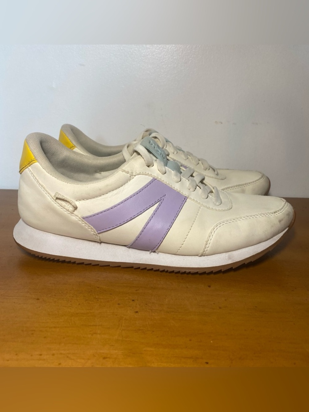 Kizik Women’s 8 Men’s 6.5 Milan Pristine Sneakers Shoes Purple Blue Yellow White